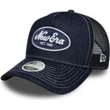 damen-trucker-cap-marineblau-9forty-m-crown-a-frame-von-new-era
