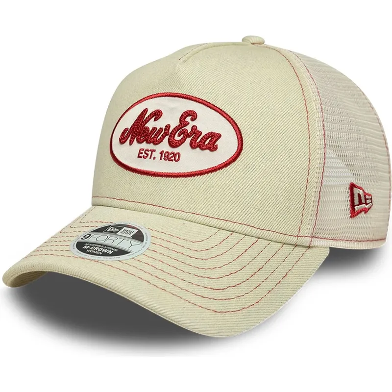 epci-curbata-bej-snapback-9forty-m-crown-a-frame-de-new-era