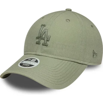 Șepci curbată verzișor bandă reglabilă 9TWENTY Midi Linen de Los Angeles Dodgers MLB de New Era