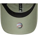 grune-verstellbare-curved-cap-mit-grunem-logo-fur-damen-9twenty-midi-linen-der-los-angeles-dodgers-mlb-von-new-era