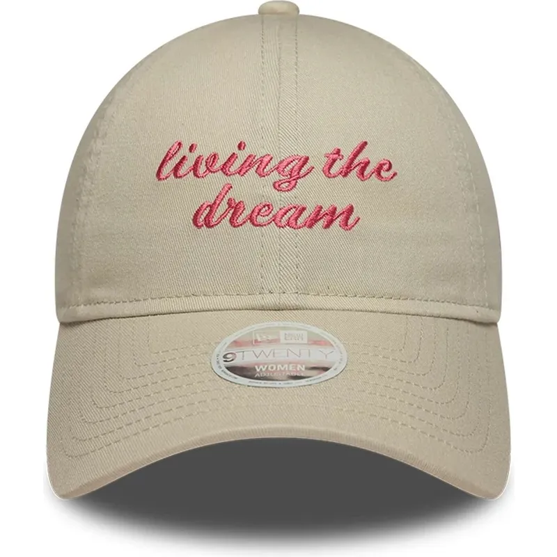 cap-curbata-beige-adjustable-strap-9twenty-de-new-era