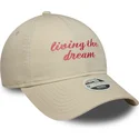 epci-curbata-bej-reglabila-9twenty-living-the-dream-slogan-de-new-era