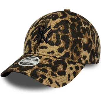 Șepci curbată leopard reglabilă 9TWENTY Leopard de New York Yankees MLB de New Era
