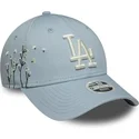 cappellino-curvo-blu-regolabile-da-donna-9forty-floral-icon-dei-los-angeles-dodgers-mlb-di-new-era