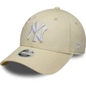 epci-curbata-bej-reglabila-9forty-floral-icon-side-de-new-york-yankees-mlb-de-new-era