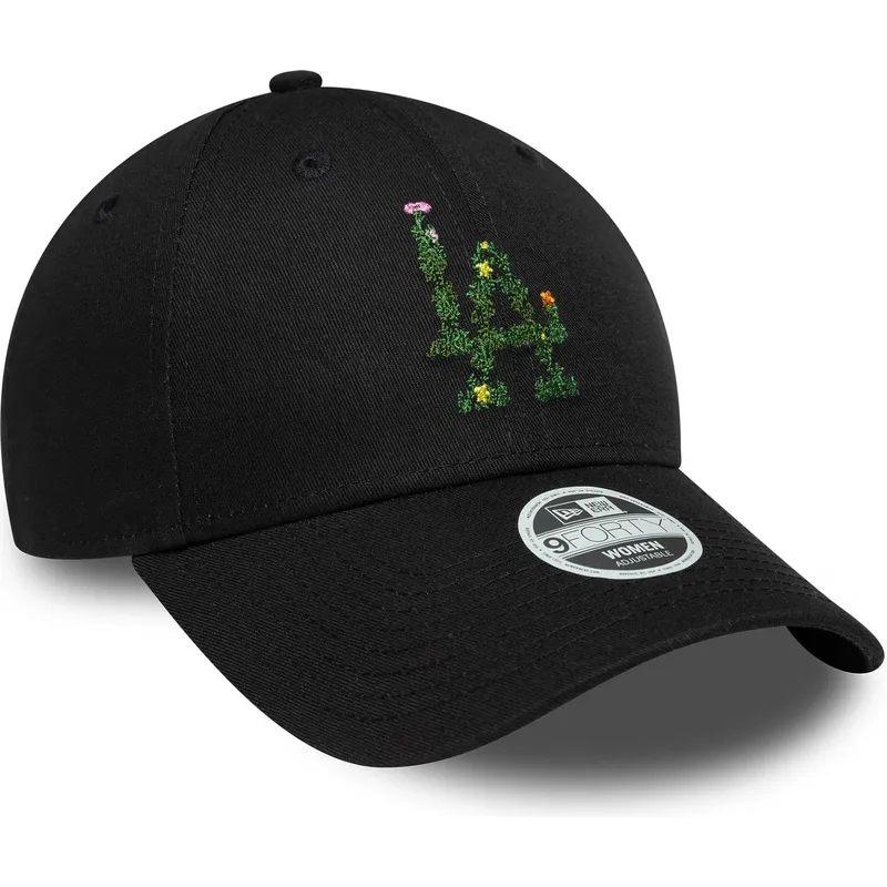 epci-curbata-negru-reglabila-9forty-floral-infill-de-los-angeles-dodgers-mlb-de-new-era