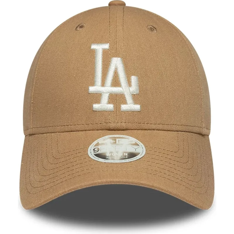 epci-curbata-maro-reglabila-9forty-linen-de-los-angeles-dodgers-mlb-de-new-era