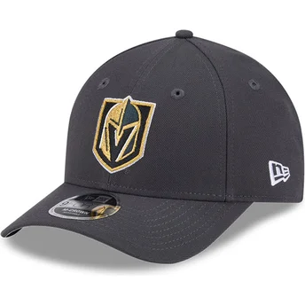 Cappellino curvo grigio snapback 9FORTY M-Crown dei Vegas Golden Knights NHL di New Era