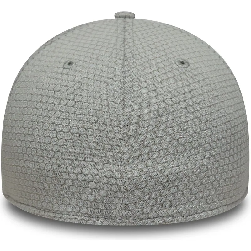 graue-gebogene-verstellbare-kappe-39thirty-stretch-mesh-der-new-york-yankees-mlb-von-new-era