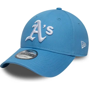 Șepci curbată albastru reglabilă 9FORTY League Essential de Oakland Athletics MLB de New Era