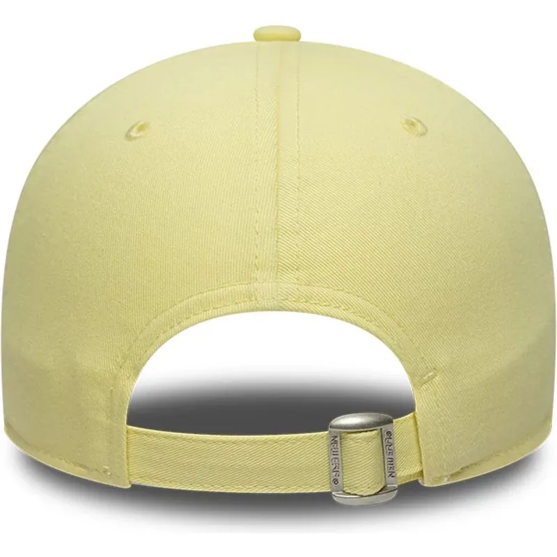 gul-bojd-justerbar-keps-med-gul-logotyp-9forty-team-outline-fran-los-angeles-dodgers-mlb-av-new-era