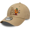 cap-curbata-brown-adjustable-strap-9forty-tonal-icon-de-los-angeles-dodgers-mlb-de-new-era