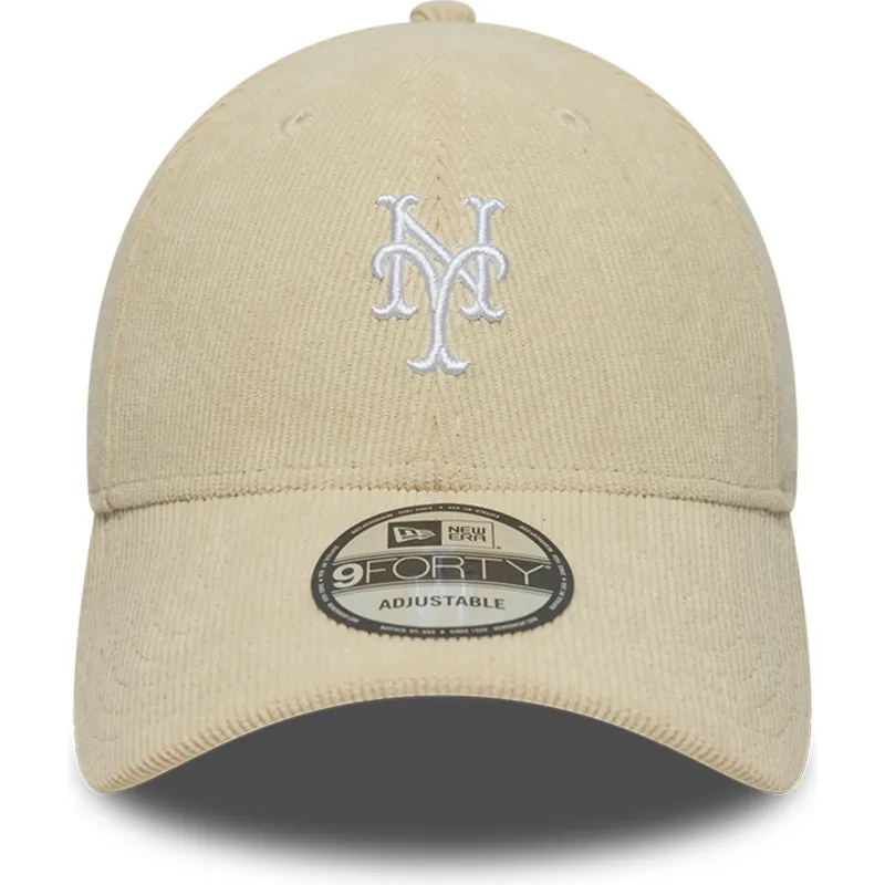epci-curbata-bej-reglabila-9forty-soft-cord-de-new-york-mets-mlb-de-new-era