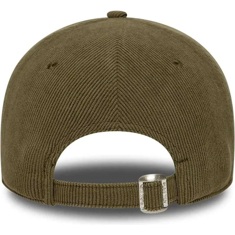 grune-verstellbare-curved-cap-9forty-soft-cord-der-new-york-yankees-mlb-von-new-era
