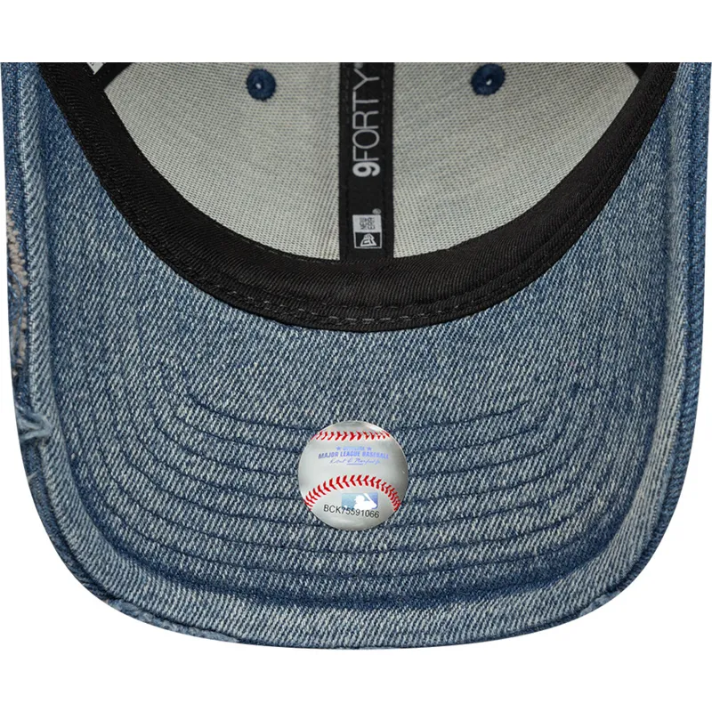 epci-curbata-albastru-reglabila-9forty-acid-wash-denim-de-los-angeles-dodgers-mlb-de-new-era