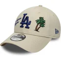 cappellino-curvo-beige-regolabile-9forty-city-icon-dei-los-angeles-dodgers-mlb-di-new-era