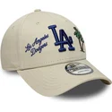 cappellino-curvo-beige-regolabile-9forty-city-icon-dei-los-angeles-dodgers-mlb-di-new-era