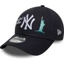cappellino-curvo-blu-marino-regolabile-9forty-city-icon-dei-new-york-yankees-mlb-di-new-era