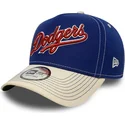 cappellino-visiera-curva-blu-e-beige-snapback-e-frame-city-icon-di-los-angeles-dodgers-mlb-di-new-era