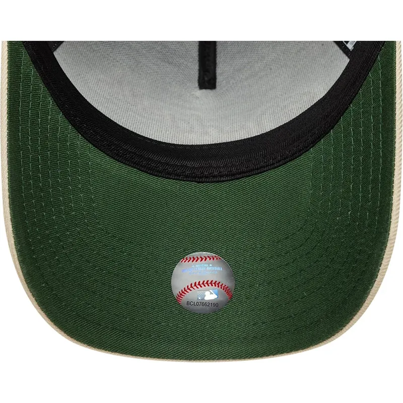 cappellino-visiera-curva-blu-e-beige-snapback-e-frame-city-icon-di-los-angeles-dodgers-mlb-di-new-era