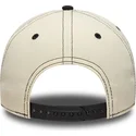 beige-und-schwarze-gebogene-snapback-kappe-e-frame-city-icon-der-los-angeles-lakers-nba-von-new-era