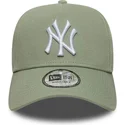 gorra-curva-verde-snapback-e-frame-league-essential-de-new-york-yankees-mlb-de-new-era