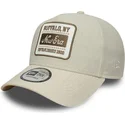 beige-gebogene-snapback-kappe-e-frame-patch-linen-von-new-era