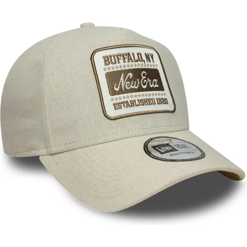 cap-curbata-beige-snapback-e-frame-de-new-era