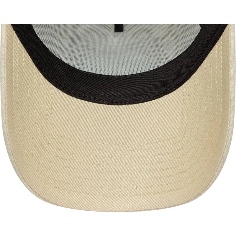 epci-curbata-bej-snapback-e-frame-patch-linen-de-new-era