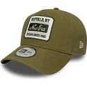 gorra-curva-verde-snapback-e-frame-patch-linen-de-new-era