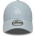 jasnoniebieska-regulowana-czapka-trucker-9forty-homefield-midi-los-angeles-dodgers-mlb-new-era
