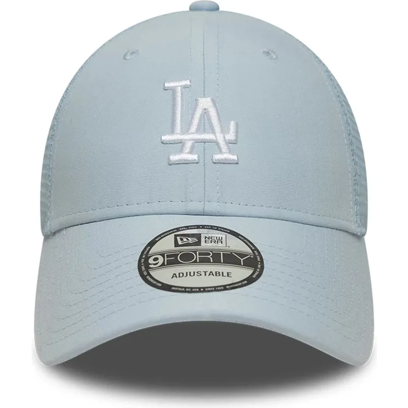 cappellino-trucker-azzurro-regolabile-9forty-homefield-midi-dei-los-angeles-dodgers-mlb-di-new-era