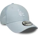 casquette-trucker-bleue-claire-ajustable-9forty-homefield-midi-los-angeles-dodgers-mlb-new-era
