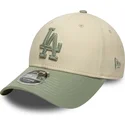 epci-curbata-bej-snapback-9forty-m-crown-side-script-de-los-angeles-dodgers-mlb-de-new-era