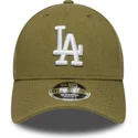 cappellino-curvo-verde-snapback-9forty-m-crown-linen-dei-los-angeles-dodgers-mlb-di-new-era