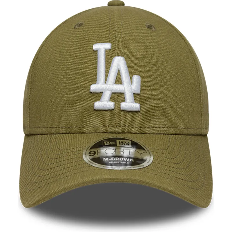 cap-curbata-green-snapback-9forty-m-crown-linen-de-los-angeles-dodgers-mlb-de-new-era