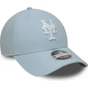 cap-curbata-blue-snapback-claro-9forty-m-crown-linen-de-new-york-mets-mlb-de-new-era