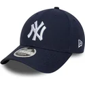 epci-curbata-bleumarin-snapback-9forty-m-crown-linen-de-new-york-yankees-mlb-de-new-era