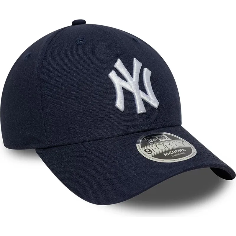epci-curbata-bleumarin-snapback-9forty-m-crown-linen-de-new-york-yankees-mlb-de-new-era