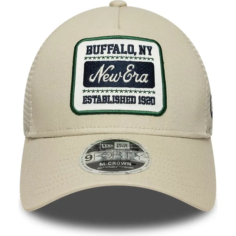 epci-curbata-camionagiu-bej-snapback-9forty-m-crown-a-frame-multi-patch-de-new-era