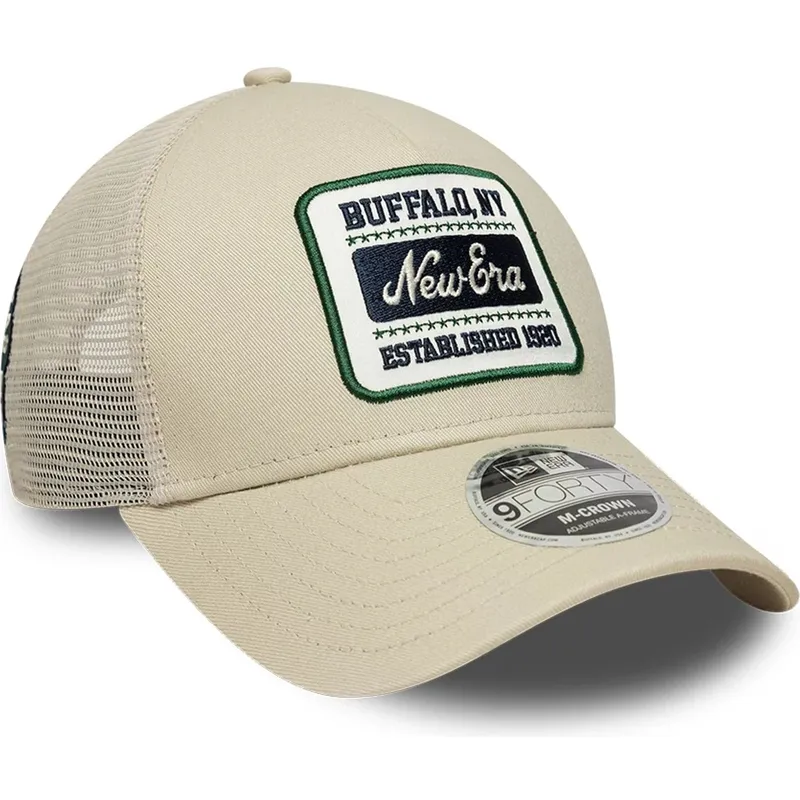 epci-curbata-camionagiu-bej-snapback-9forty-m-crown-a-frame-multi-patch-de-new-era