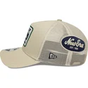 epci-curbata-bej-snapback-9forty-m-crown-a-frame-multi-patch-de-new-era