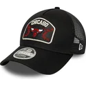 casquette-trucker-noire-9forty-m-crown-a-frame-chicago-bulls-nba-new-era