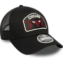 cappellino-trucker-nero-9forty-m-crown-a-frame-dei-chicago-bulls-nba-di-new-era
