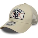 epci-curbata-bej-snapback-9forty-m-crown-a-frame-de-new-york-yankees-mlb-de-new-era