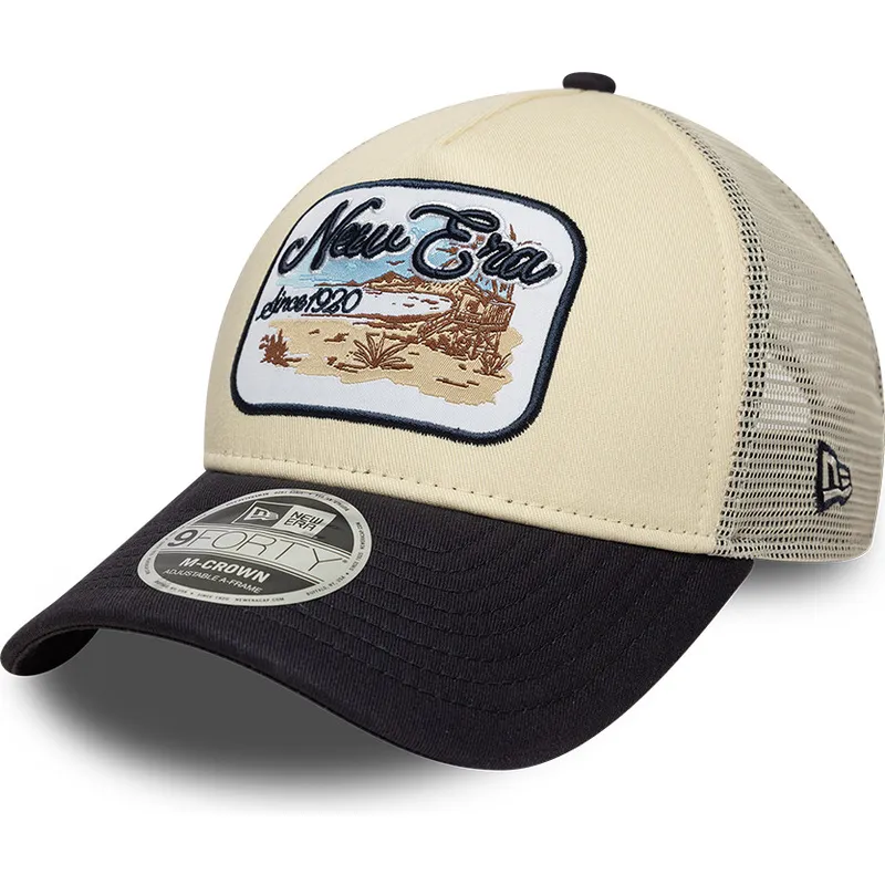 cap-curbata-beige-snapback-9forty-m-crown-de-new-era
