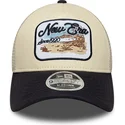 cap-curbata-beige-snapback-9forty-m-crown-de-new-era