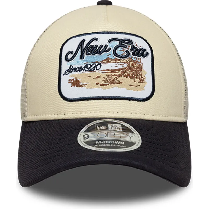 cap-curbata-beige-snapback-9forty-m-crown-de-new-era