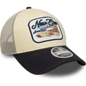 cappellino-trucker-beige-e-blu-marino-9forty-m-crown-a-frame-di-new-era