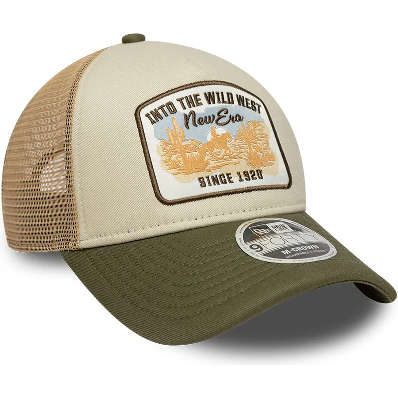 epci-curbata-bej-snapback-9forty-m-crown-a-frame-de-new-era